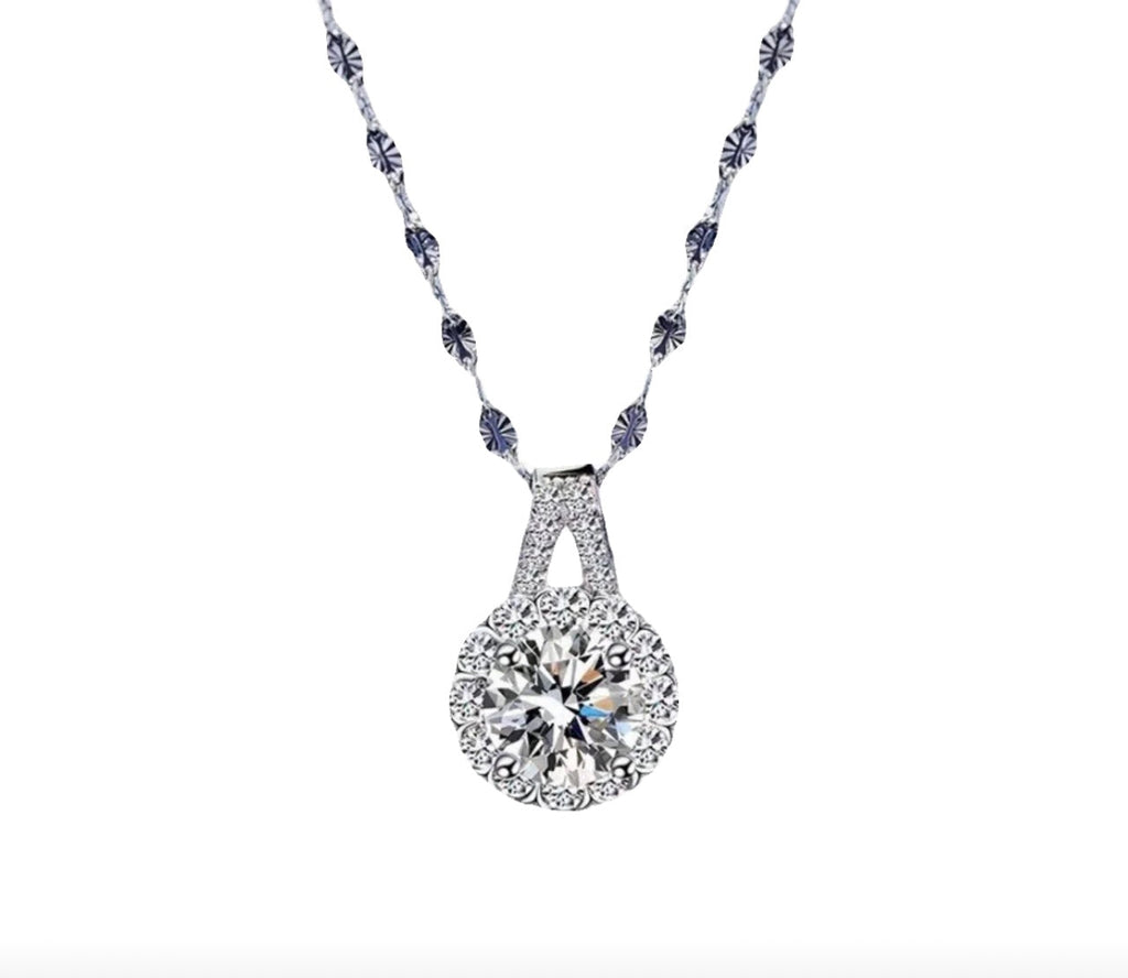 💎Official Store💎 S925 Sterling Silver Moissanite Sunflower Pendant Necklace⚡Limited Time Promotion⚡