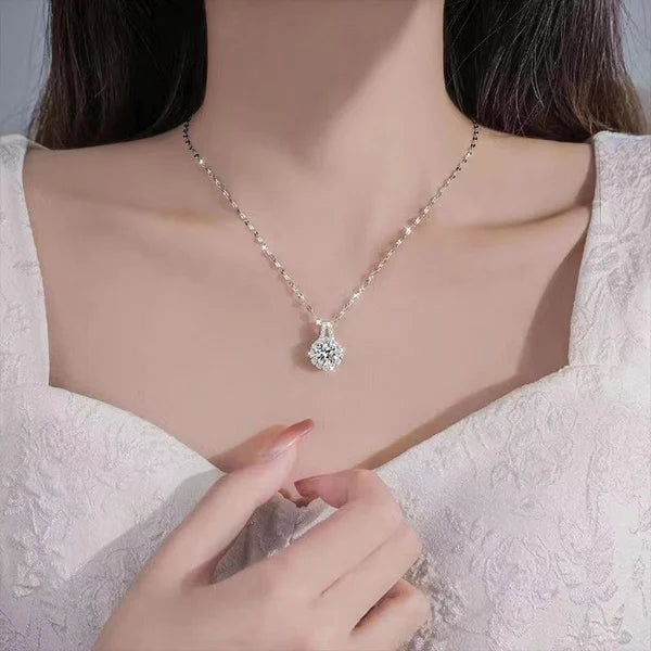 💎Official Store💎 S925 Sterling Silver Moissanite Sunflower Pendant Necklace⚡Limited Time Promotion⚡
